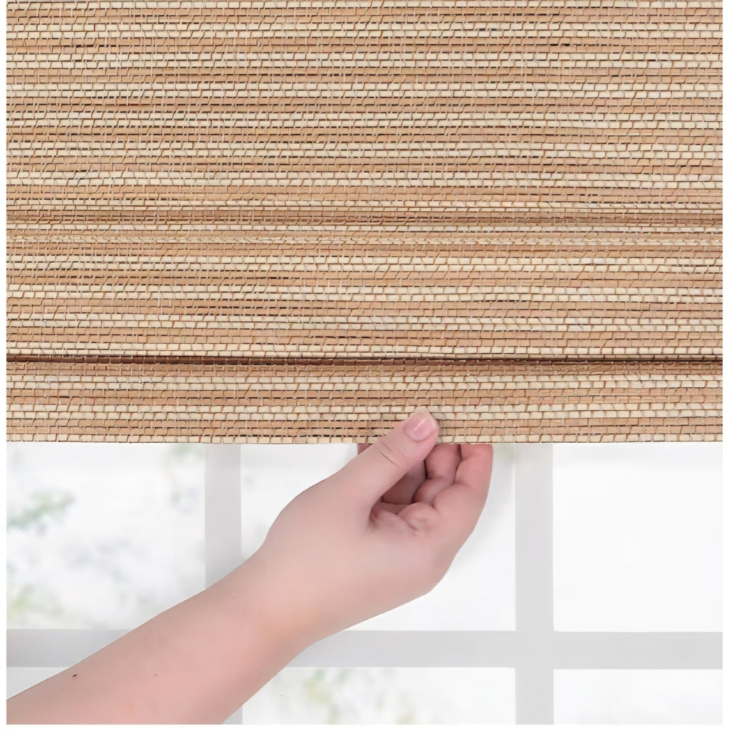 Bamboo Roman Shades for Windows (36" x 72")