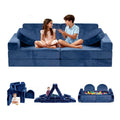 12pcs Modular Kids Play Couch, Convertible Toddler Sectional Sofa CPC Certified, Washable