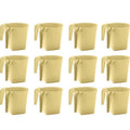 YBM Home Square Plastic Wash Cup, Long-Lasting, for Ritual Hand Washing, 1332Beige-12