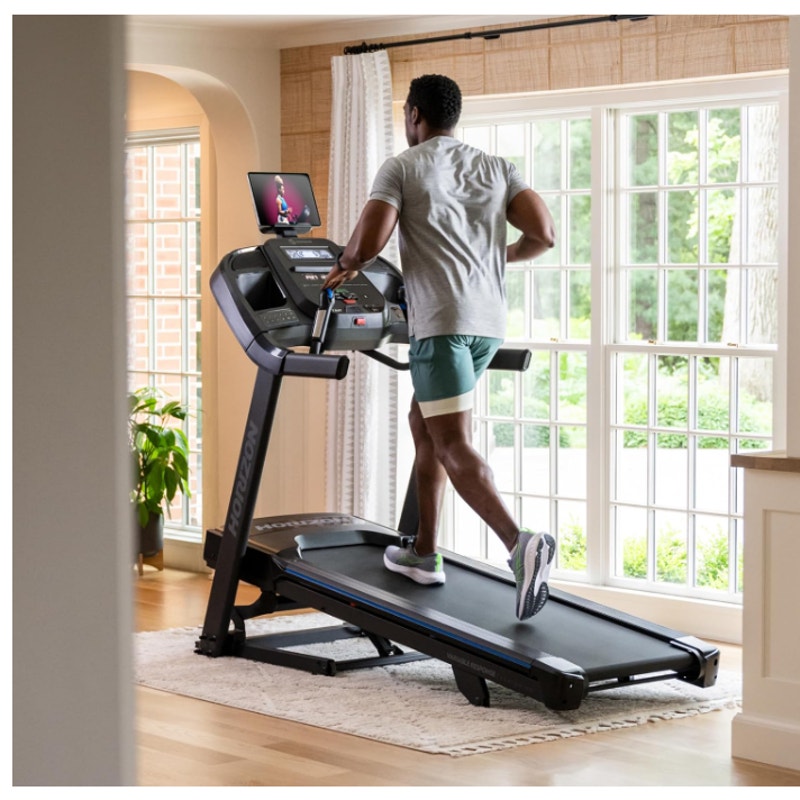 Horizon Fitness Treadmill, Top speed 12.0, Apple watch connection