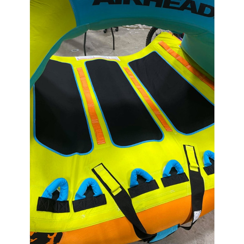 Airhead Poparazzi Towable Tube for Boating, 1-3 Rider Inflatable Boat Tube for Water Tubing