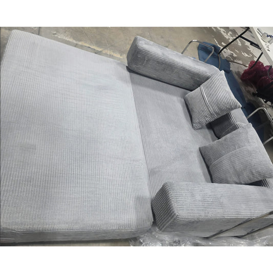 Convertible Sleeper Sofa Bed, Sleeper Sofa with Pillow | Corduroy Fabric | High-Density