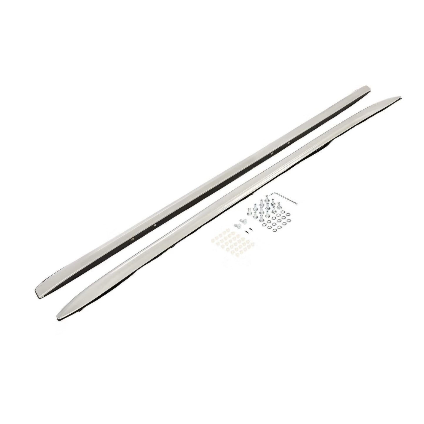 Roof Rack Side Rail Compatible with 2016-2022 Honda Pilot Silvery
