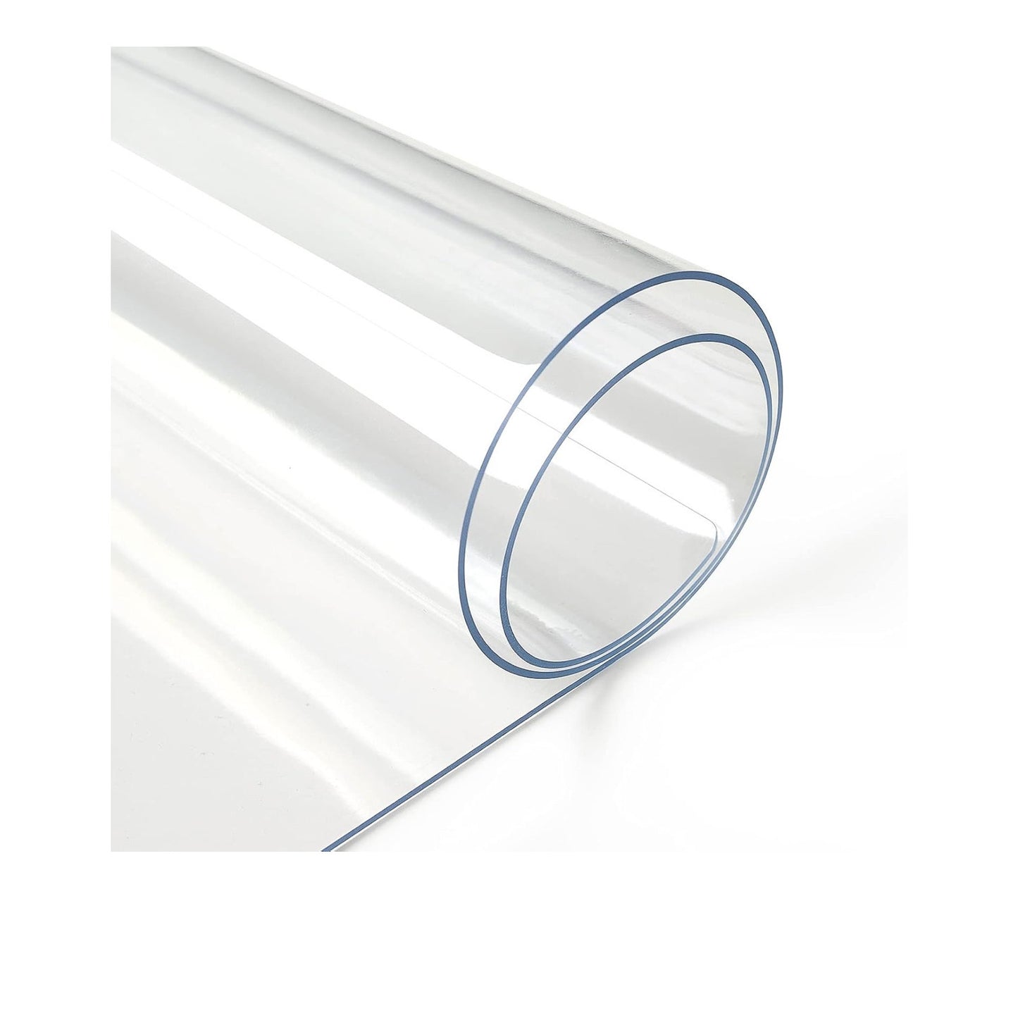 Deep Dream 1.5mm Thick 60 Inches Clear Round Table Protector, Round Table Cover