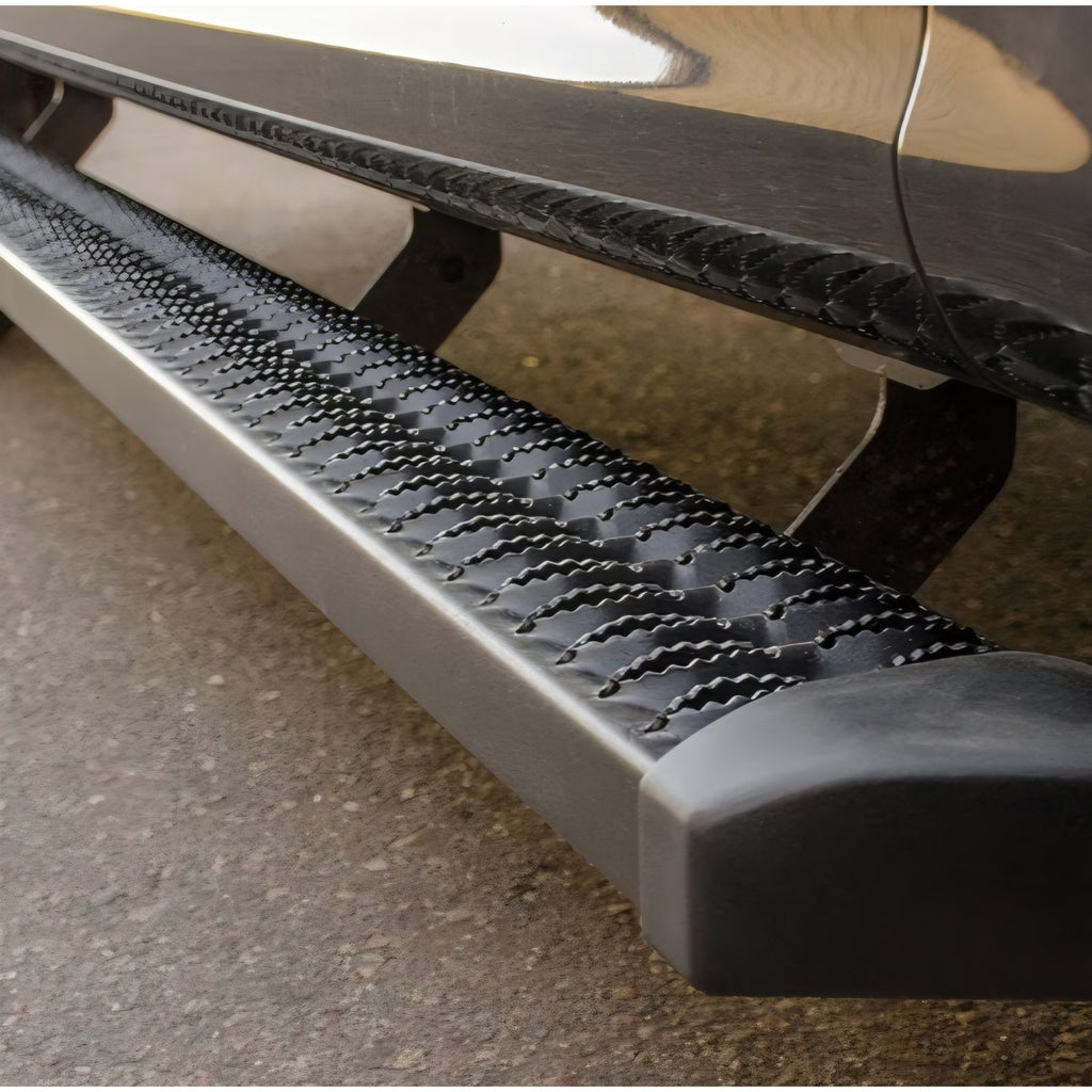 SlimGrip 5" x 78" Black Aluminum Running Boards