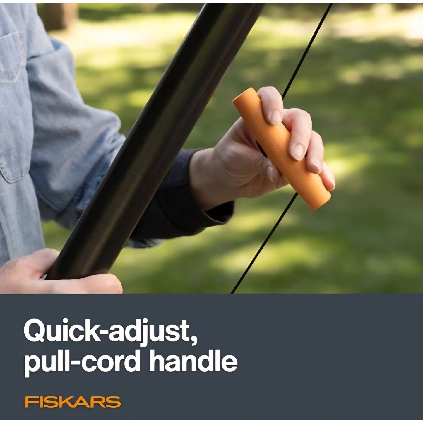 Fiskars XtendControl 16' Tree Pruner Kit with Rotating Pruner Head, 15" X3 Double-Hooked Saw