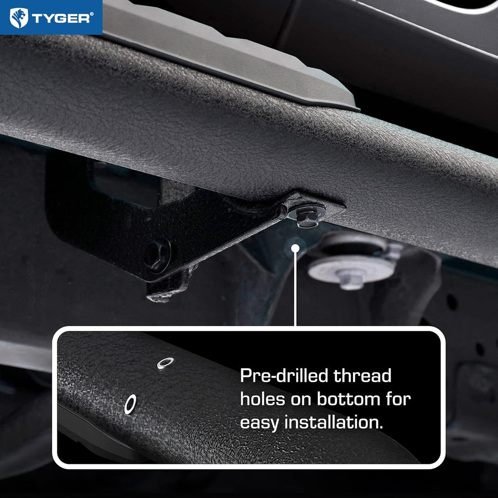 Tyger Auto TG-SS2T35218 RIDER Running Boards Comp. 2005-2023 Toyota Tacoma, Access Cab  Only 3.5" W