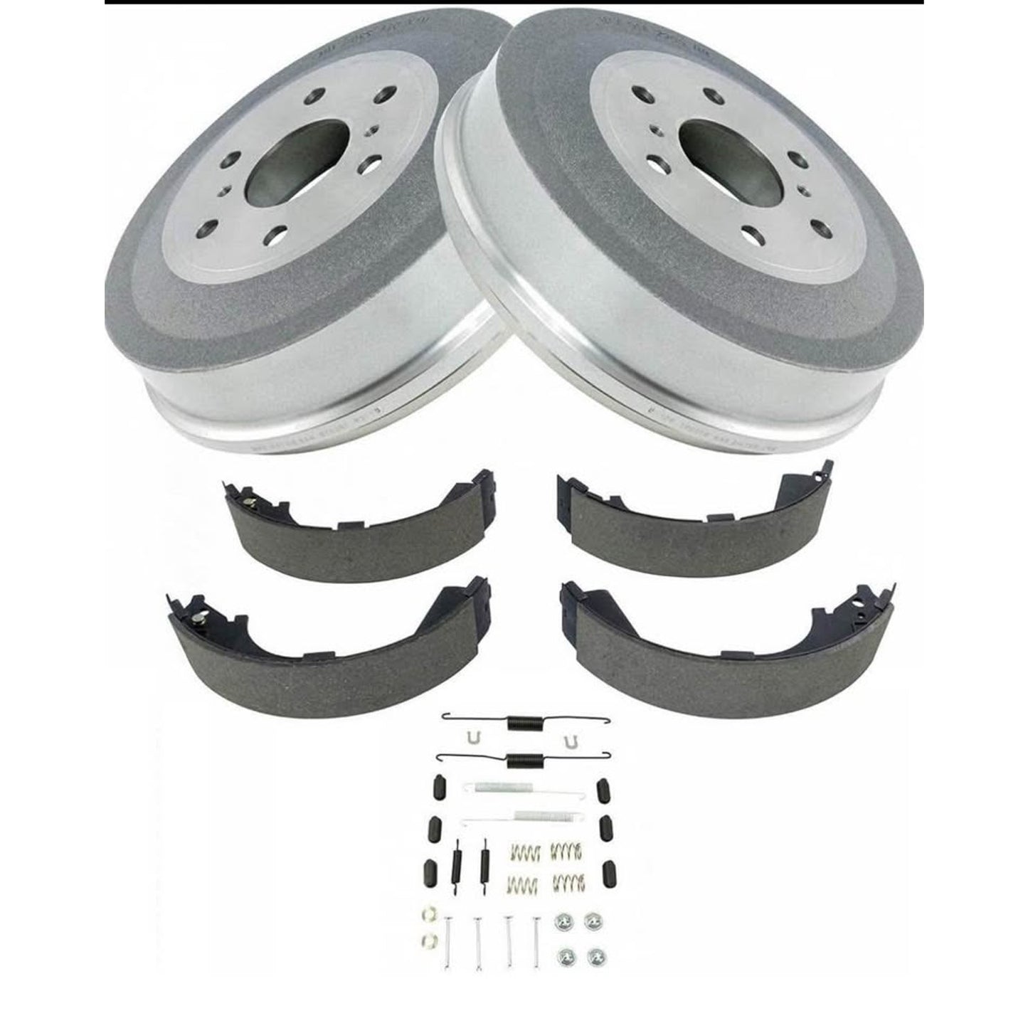 TRQ Rear Brake Drum Shoe & Hardware Kit Compatible with Chevy Silverado 1500 Truck

Retails
