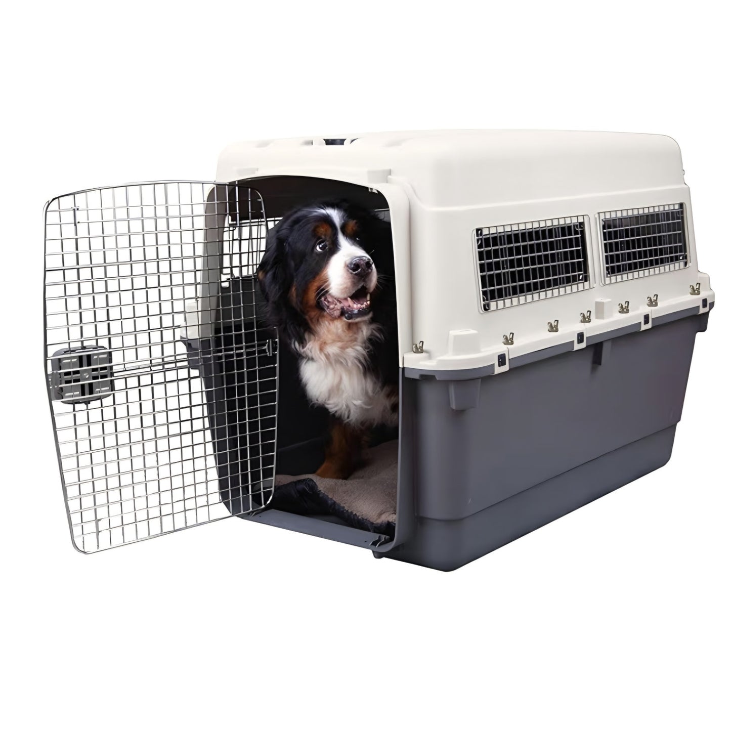 XXX-LARGE 48" Travel Dog Kennel-Durable Plastic Airline Pet Carrier