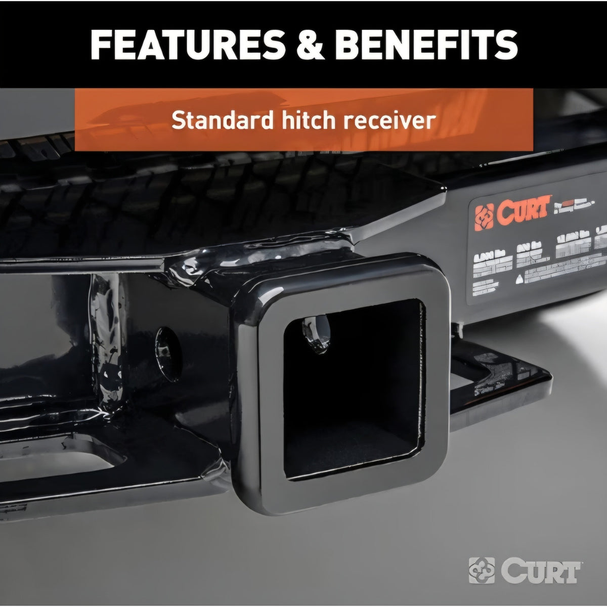 Class 4 Trailer Hitch, 2-Inch Receiver, Exhaust May Require Modification