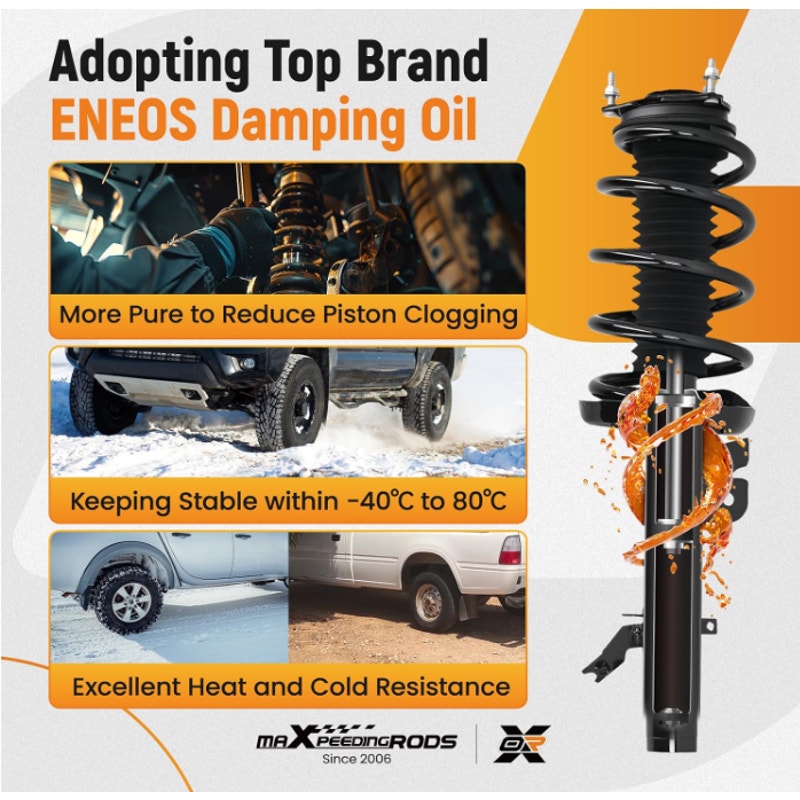 maXpeedingrods 2Pcs Front Struts Shocks for Acura MDX 2014-2020