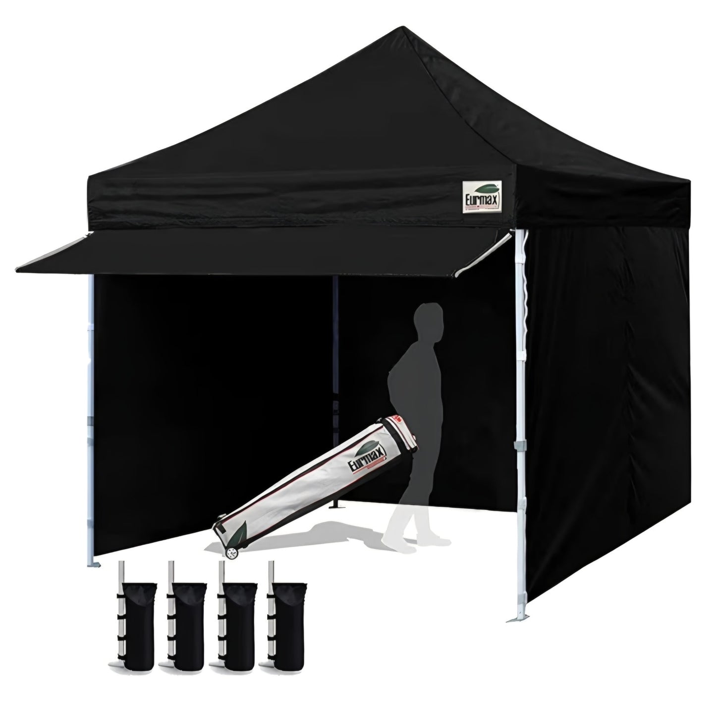 Eurmax USA 10 x 10 Pop up Canopy Commercial Tent Outdoor Party Canopies