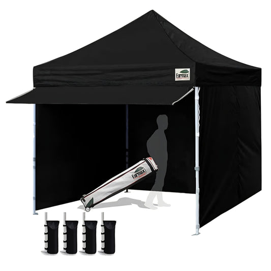 Eurmax USA 10 x 10 Pop up Canopy Commercial Tent Outdoor Party Canopies