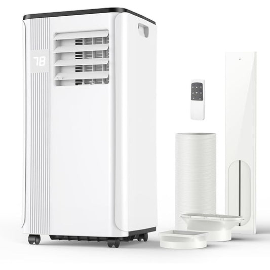 Portable Air Conditioners - 2026 Upgraded 10000 BTU for Room up to 450 Sq. Ft, 3 in 1 AC Unit.