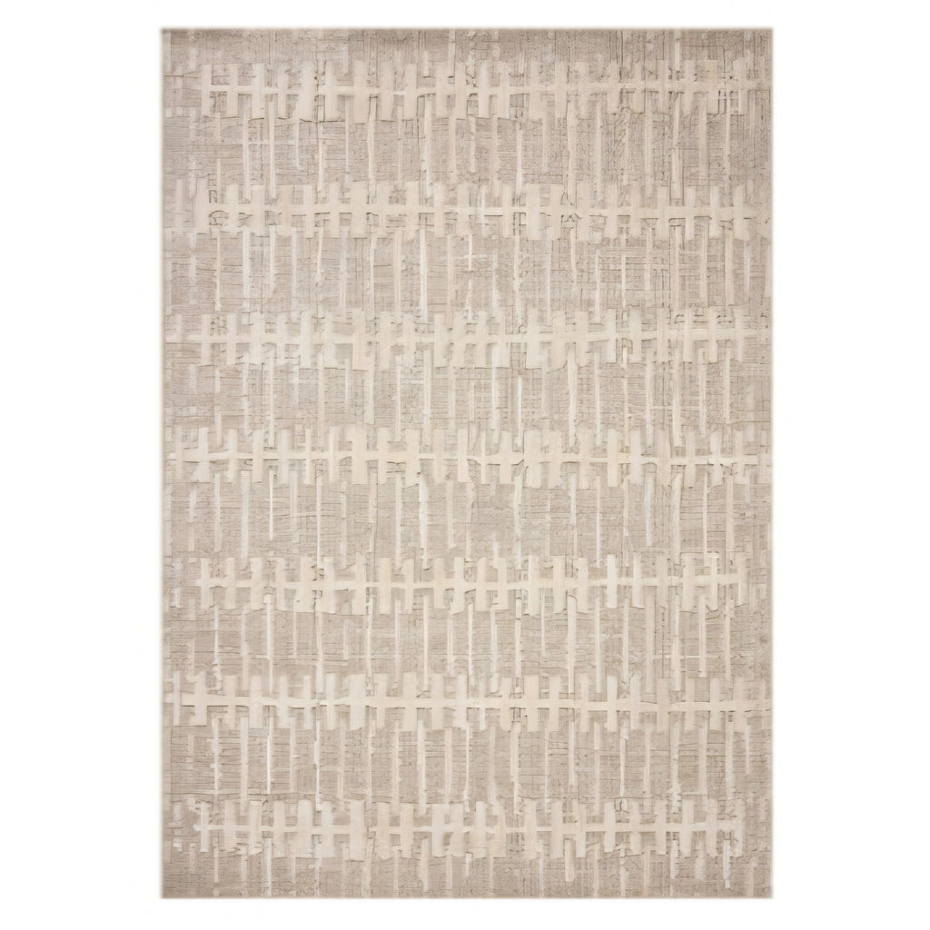 Loloi Amber Lewis Bexley Collection BEX-02 Taupe/Natural 11'-6" x 15' Area Rug Neutral, Textured