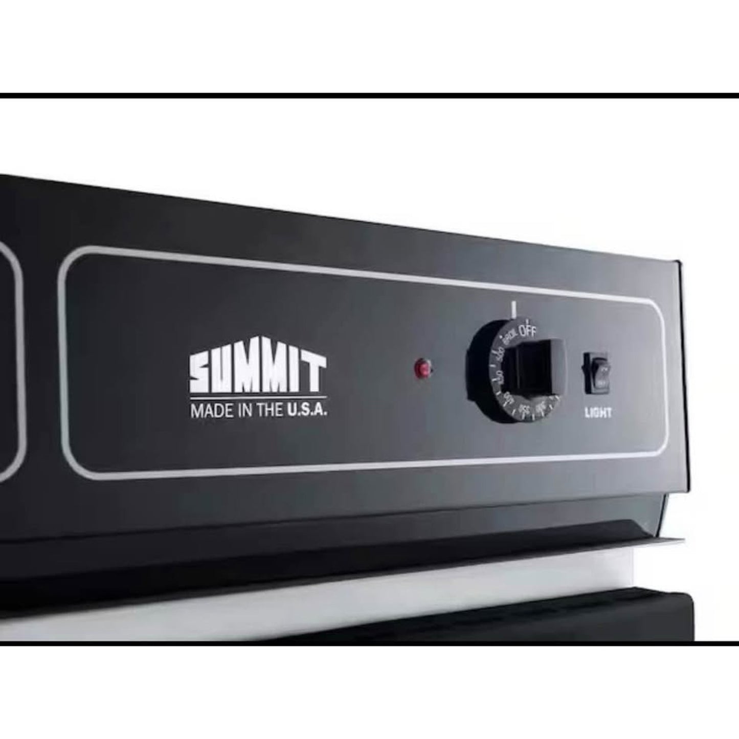 Summit Appliance 24 in. Single Gas Wall Oven in Black