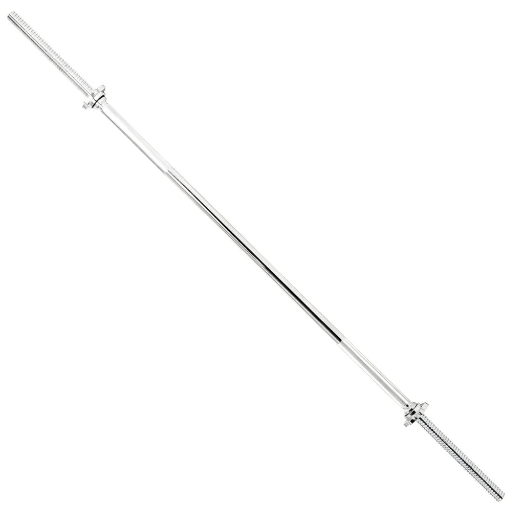 Sunny Health & Fitness 60-Inch Chrome Barbell Bar or High-Density Foam Barbell Pad – Strength