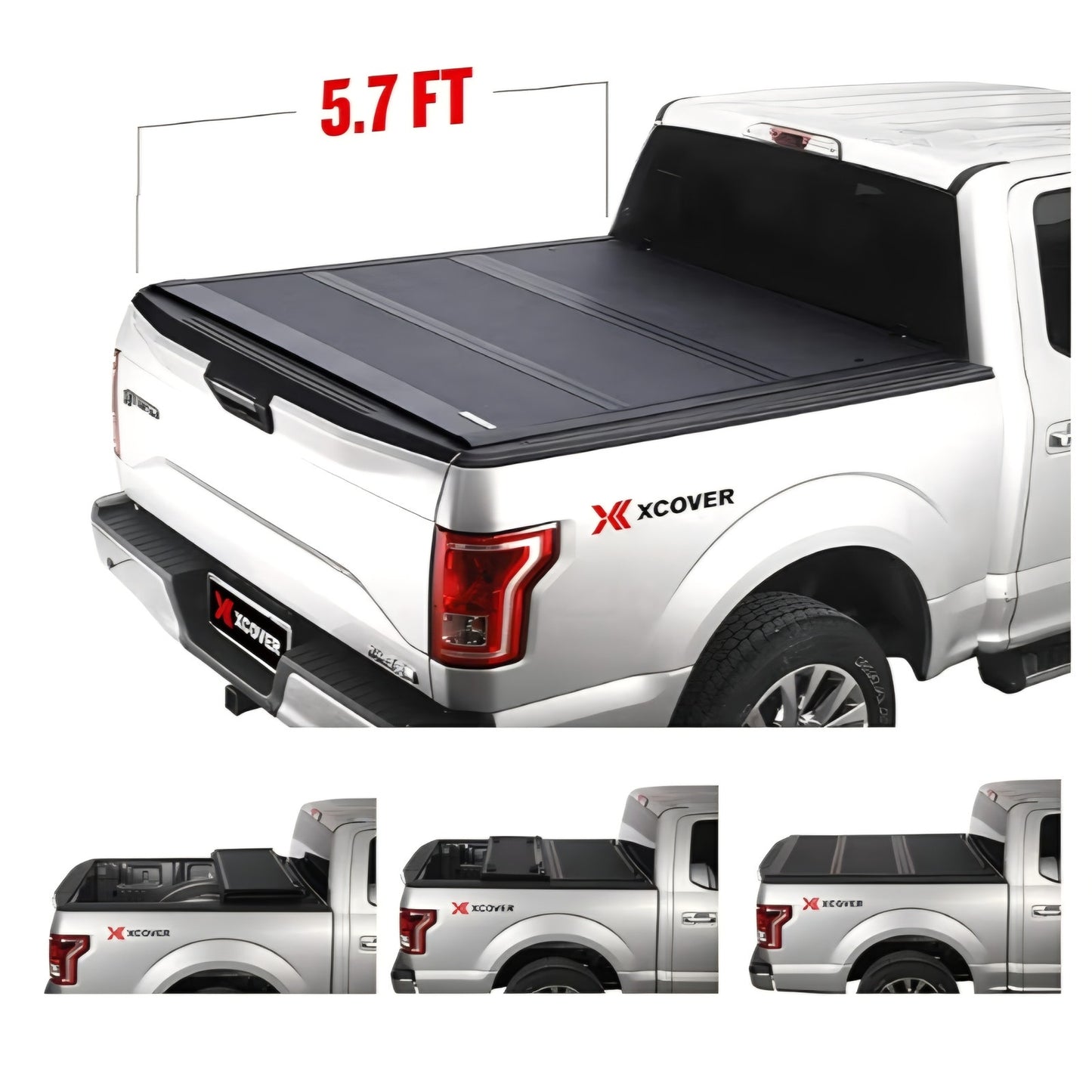 Truck Bed Tonneau Cover, Compatible with 2019-2025 Ram 1500