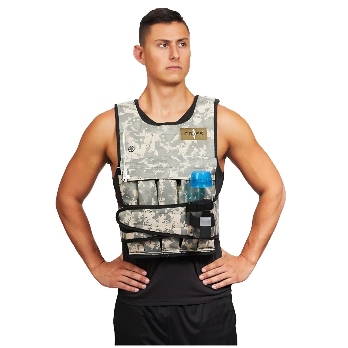 140LBS Adjustable Weighted Vest With Shoulder Pads Option for Men and Women
