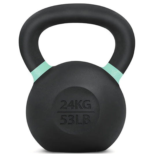 Yes4All Powder Coated Kettlebell, Cast Iron Core Kettlebells 53 lb