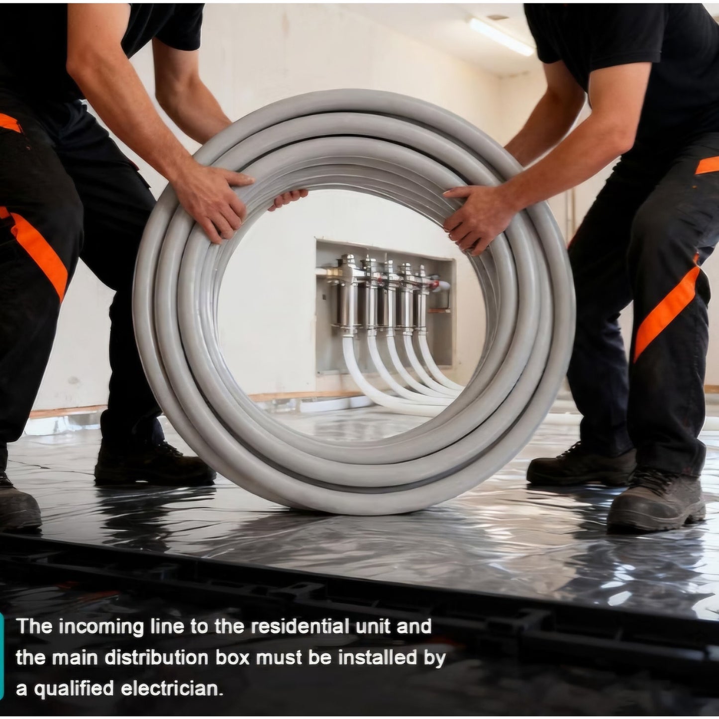 FairySandy 75' 4/0-4/0-4/0-2/0 SER Aluminum Service Entrance Cable 600V Aluminum 4/0 Wire