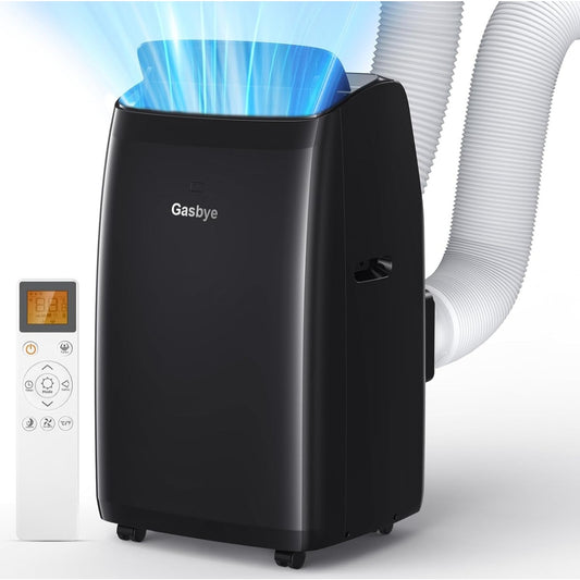 Dual Hose Portable Air Conditioner, [2025 Upgraded] Full DC Inverter Compressor, Energy-Saving 13.6