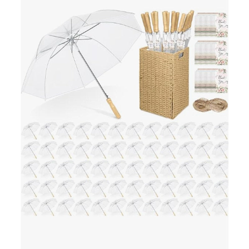 Aodaer Wedding Umbrella Bulk with Foldable Storage Box Auto Open Foldable Umbrellas Windproof
