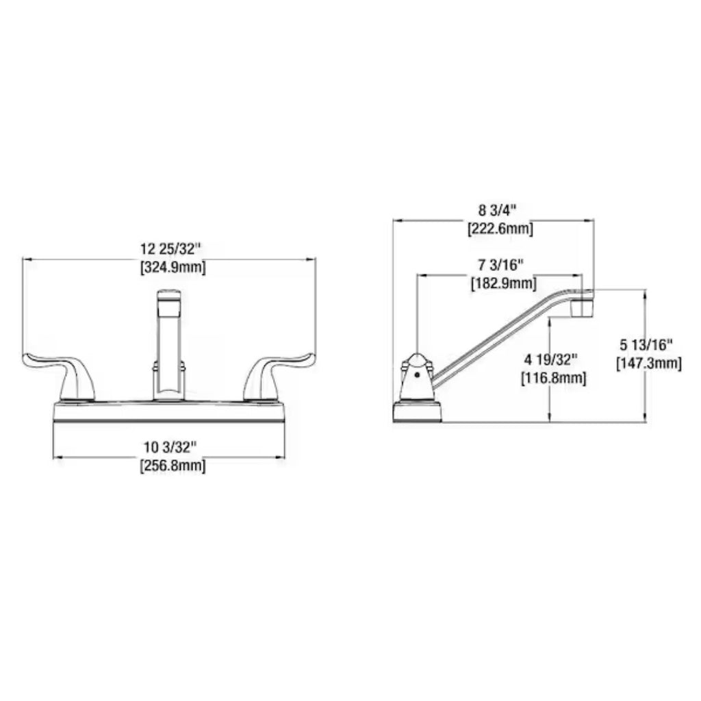 Glacier Bay, kitchen faucet, two handle