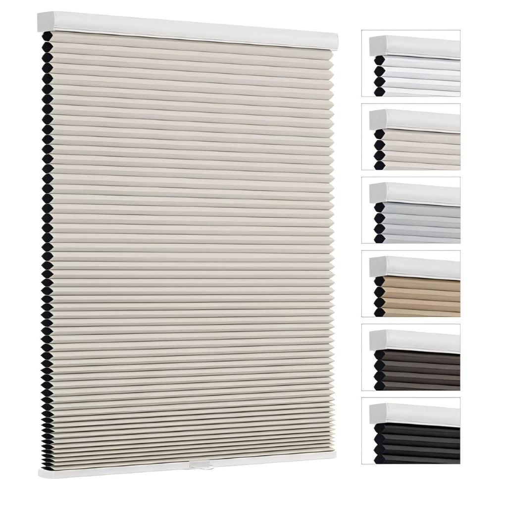 Cordless Honeycomb Blinds Cellular Shades Blackout for Bedroom 31" Wx72 H