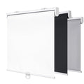 57" W x 72" H SHADEMOON Blackout Cordless Roller Shades for Window,,White