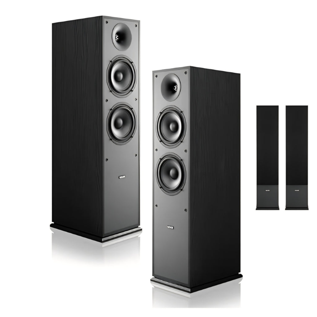 VEVOR Passive Floorstanding Speakers, 2-Way, Floor-Standing Tower Speakers with 1 in Tweeter