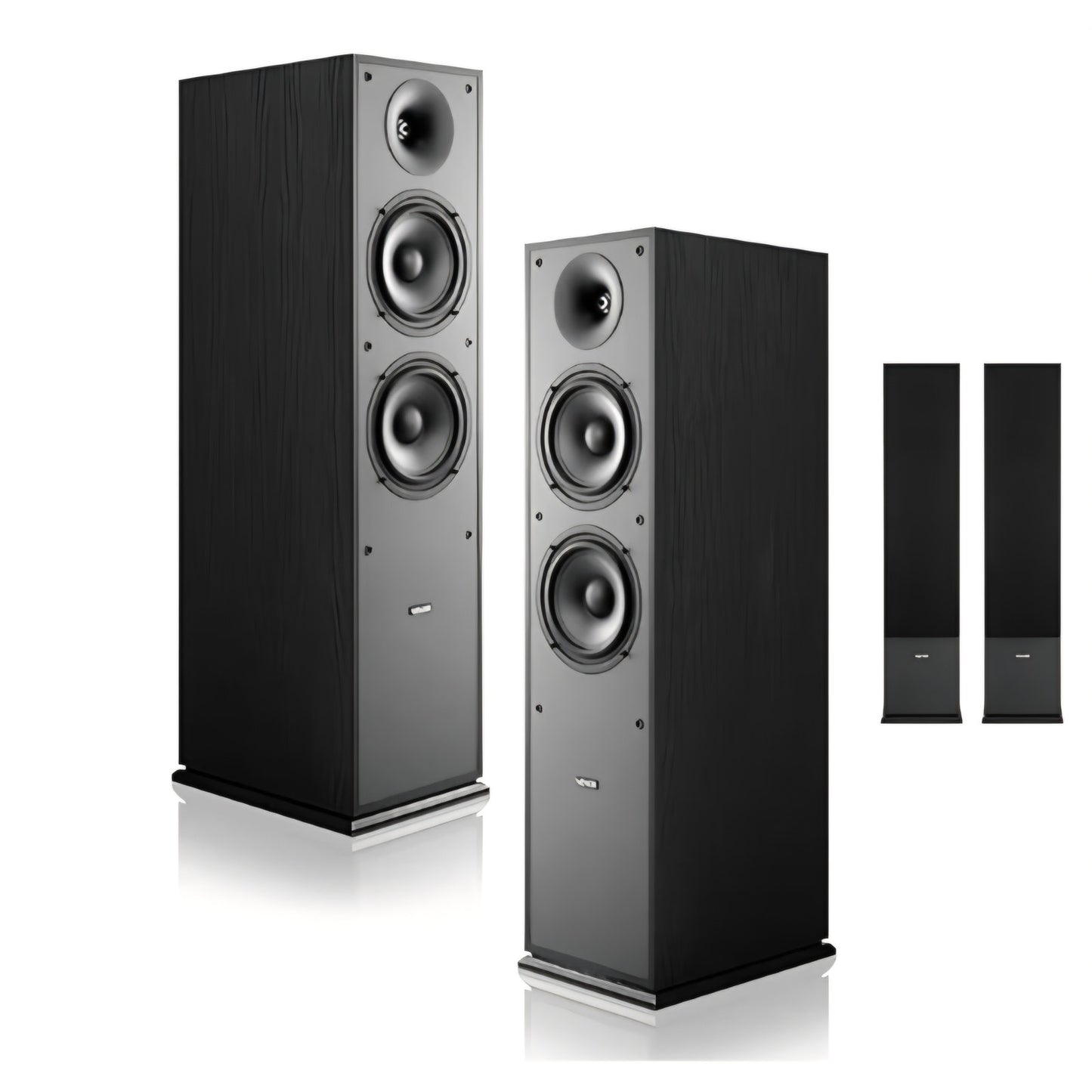 VEVOR Passive Floorstanding Speakers, 2-Way, Floor-Standing Tower Speakers with 1 in Tweeter