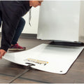 Control Appliance Slider with Pull Strap, 48" X 30" Plastic Floor Protection Appliance Moving Mat