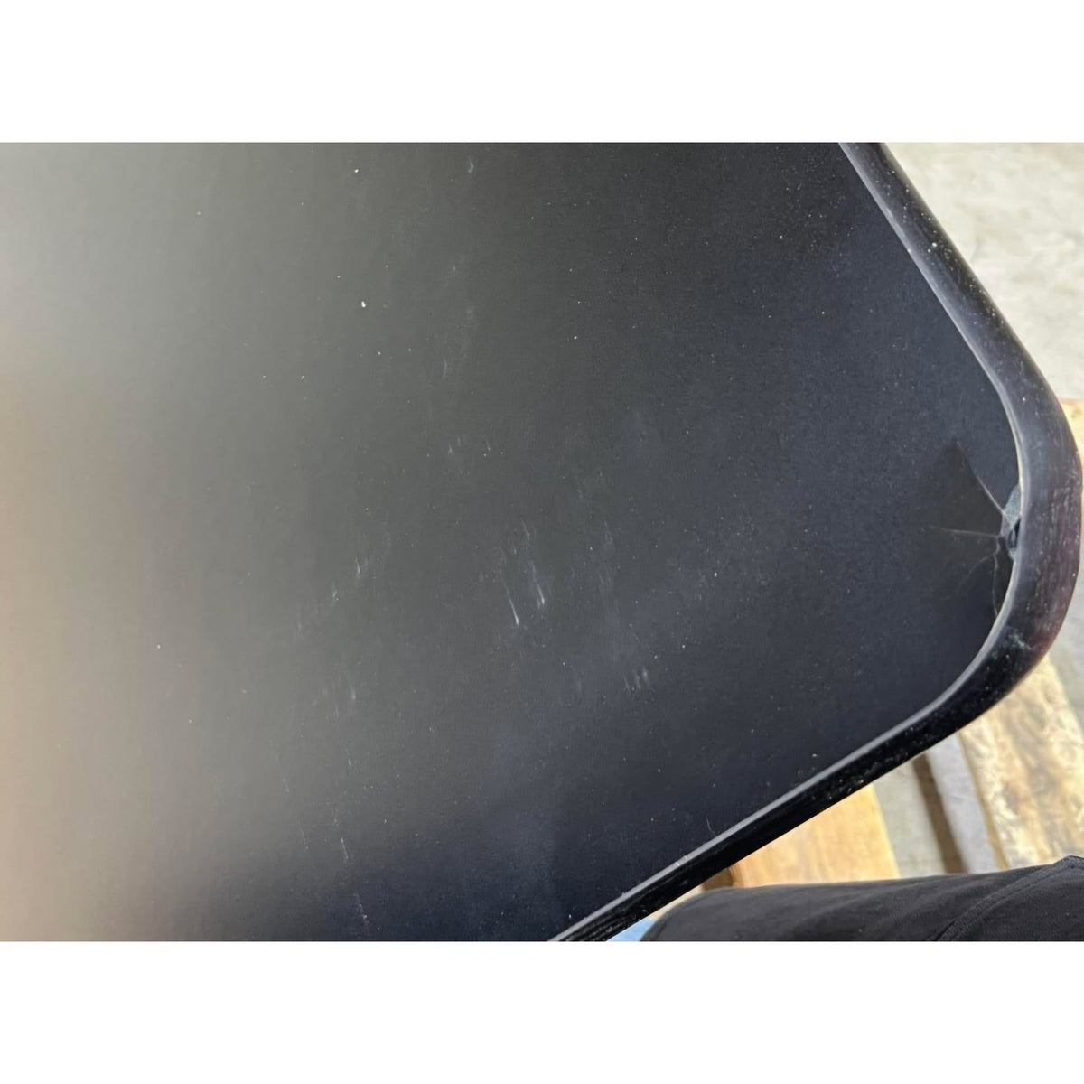 Flash Furniture Glenbrook 36" Square Table Top with Black or Mahogany Reversible Laminate Top