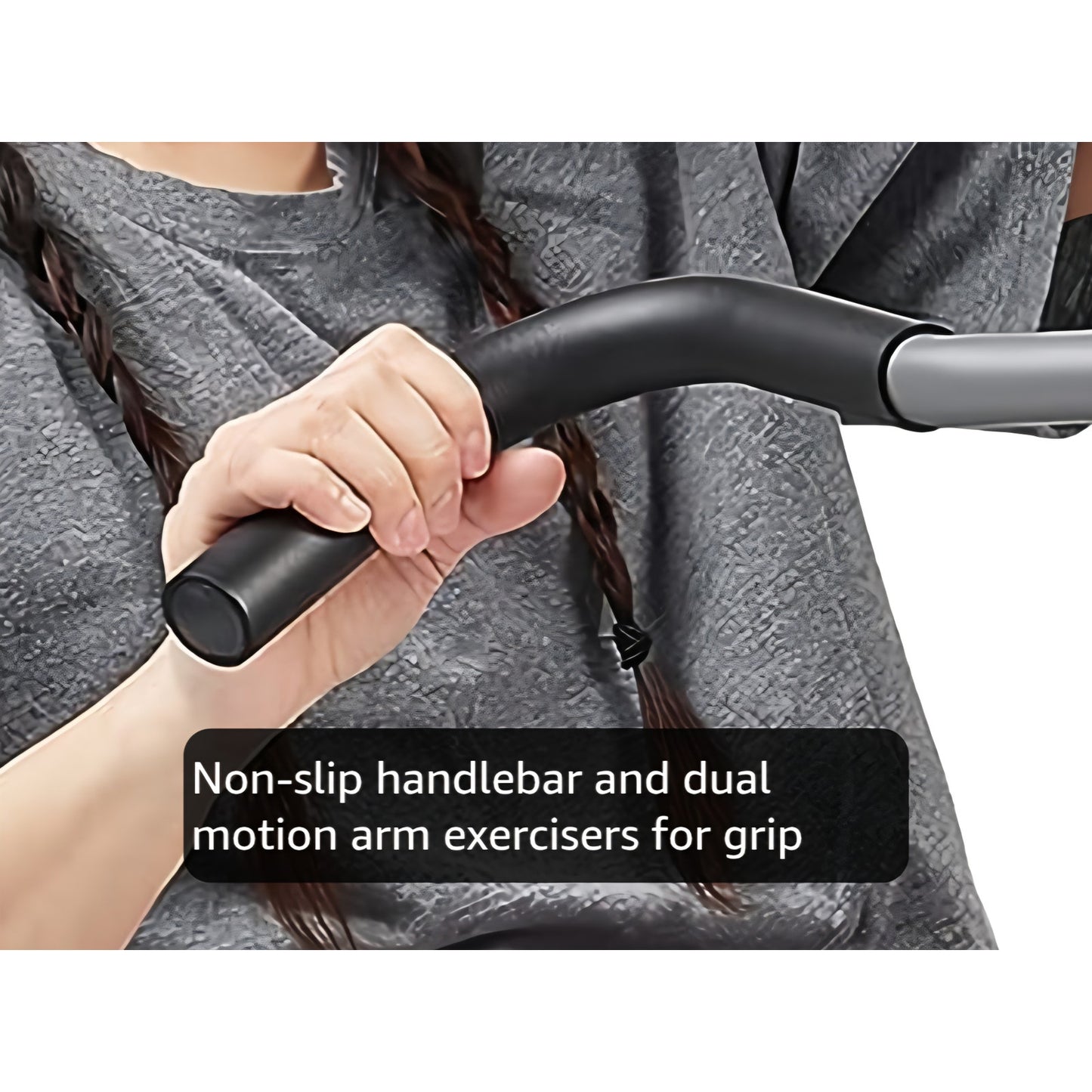 Sunny Health & Fitness Smart Recumbent Bike, Full-Body Home Training with Arm/Leg Exercisers,