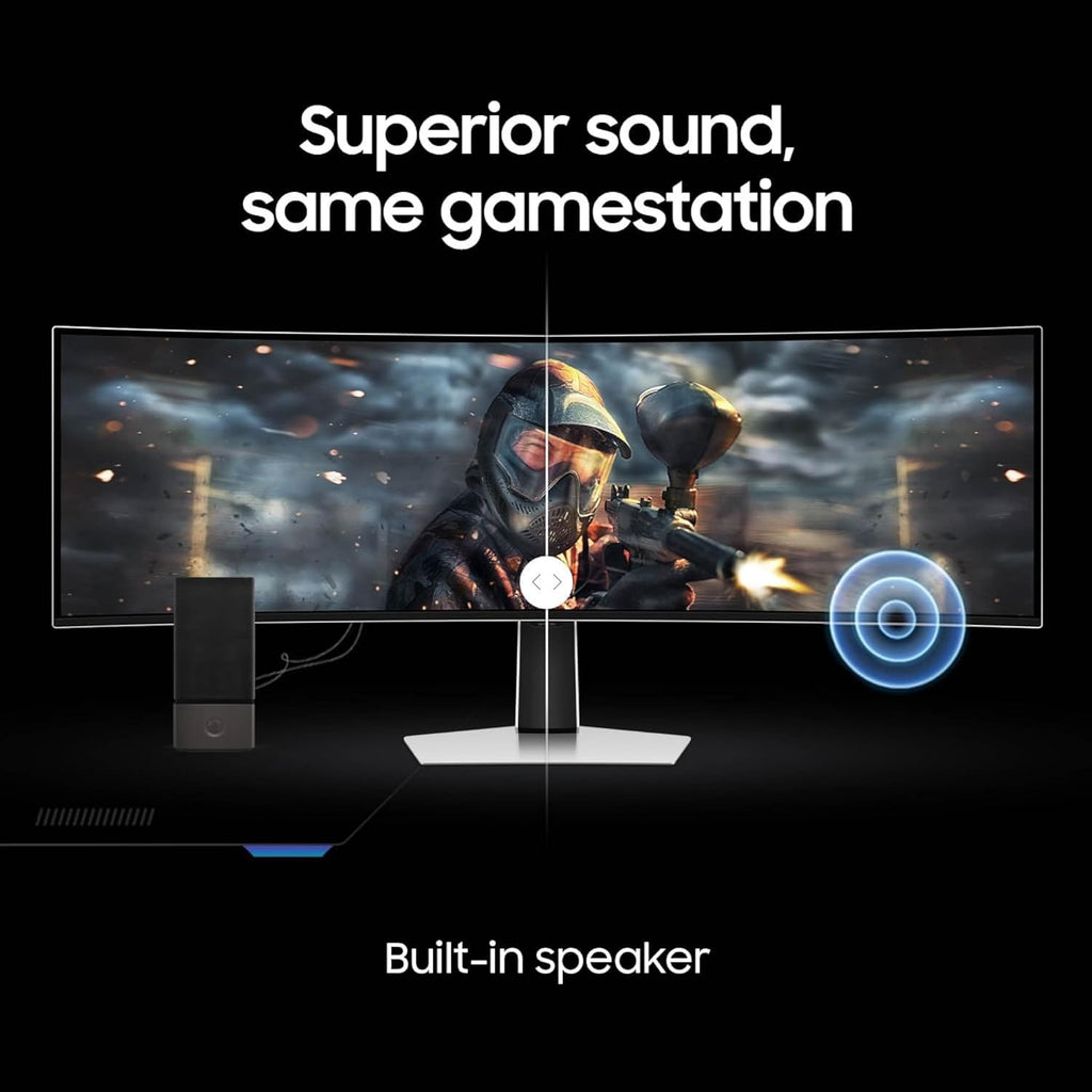 Samsung 49" Odyssey G93SC Series Curved Gaming Monitor, QD-OLED, 240Hz, 0.03ms, DQHD, G-Sync Comp.