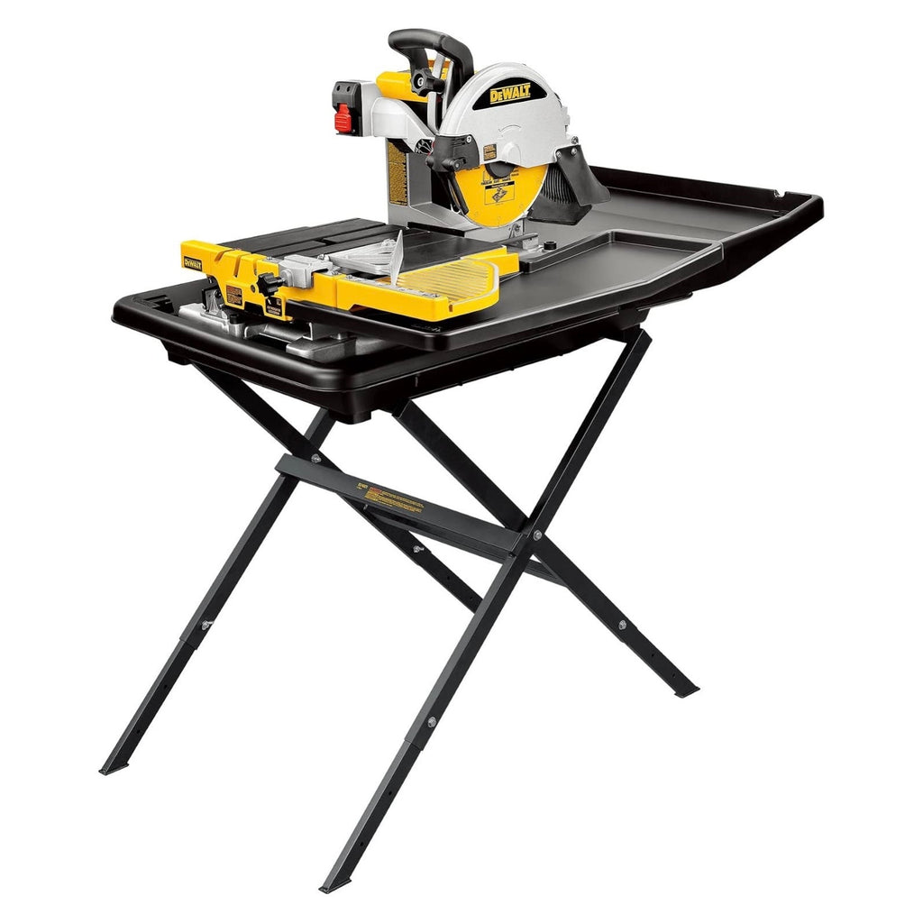Dewalt wet tile saw with stand, 10-inch cord D2400s