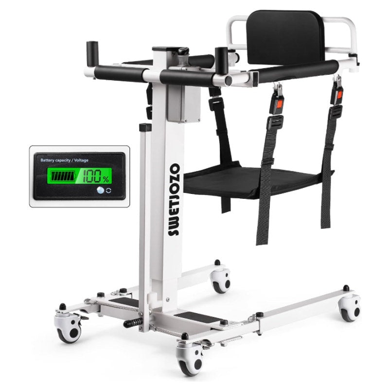 YW07 Electric Patient Lift Transfer Chair for Home 300 lb Capacity