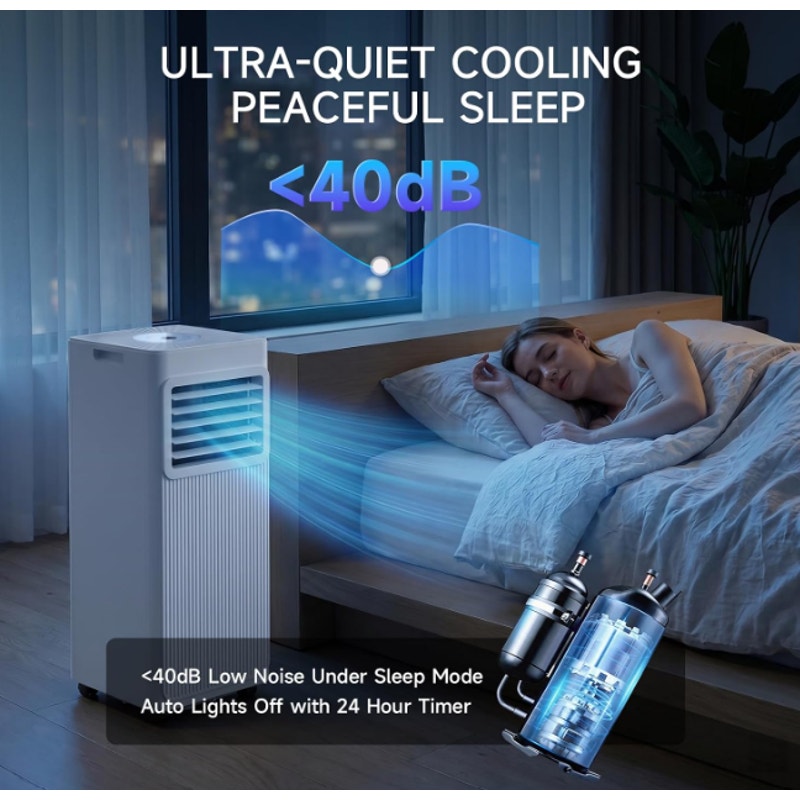 Portable Air Conditioners 16,000 BTU 5-in-1 Air Conditioner Portable Up to 850 Sq.Ft., Portable AC