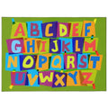Boooooom Jackson Kids ABC Alphabet Rug, 6.5 FT x 9 FT