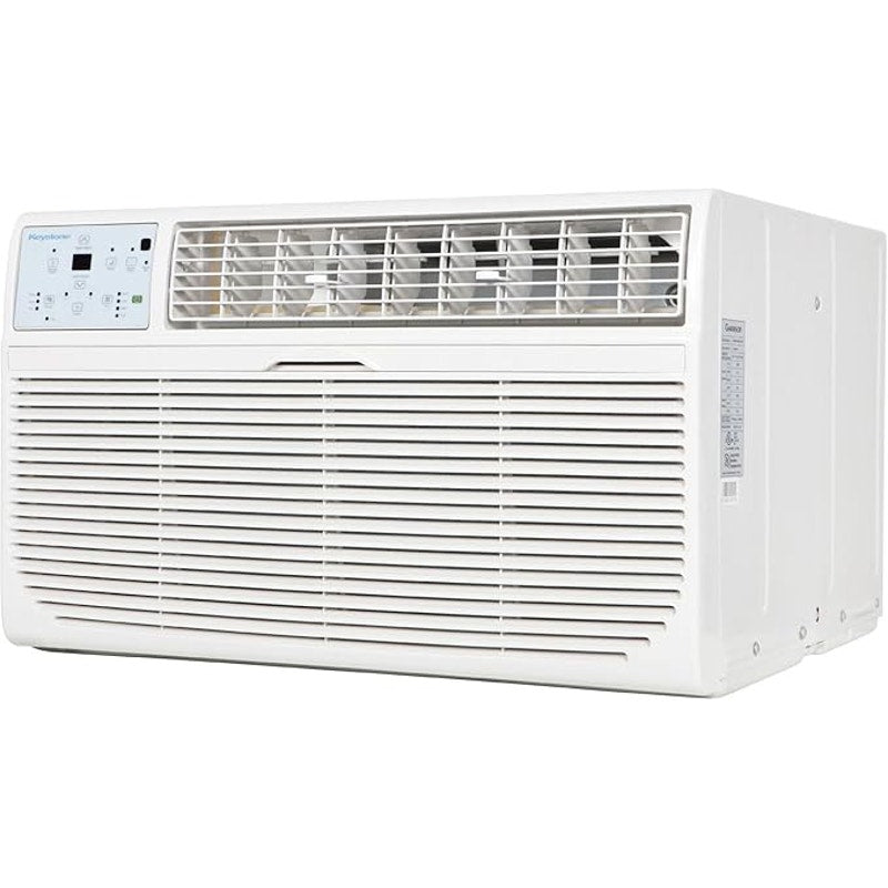 Keystone 10,000 BTU Wall Mounted Air Conditioner with Supplemental Heat & Dehumidifier,Bright White