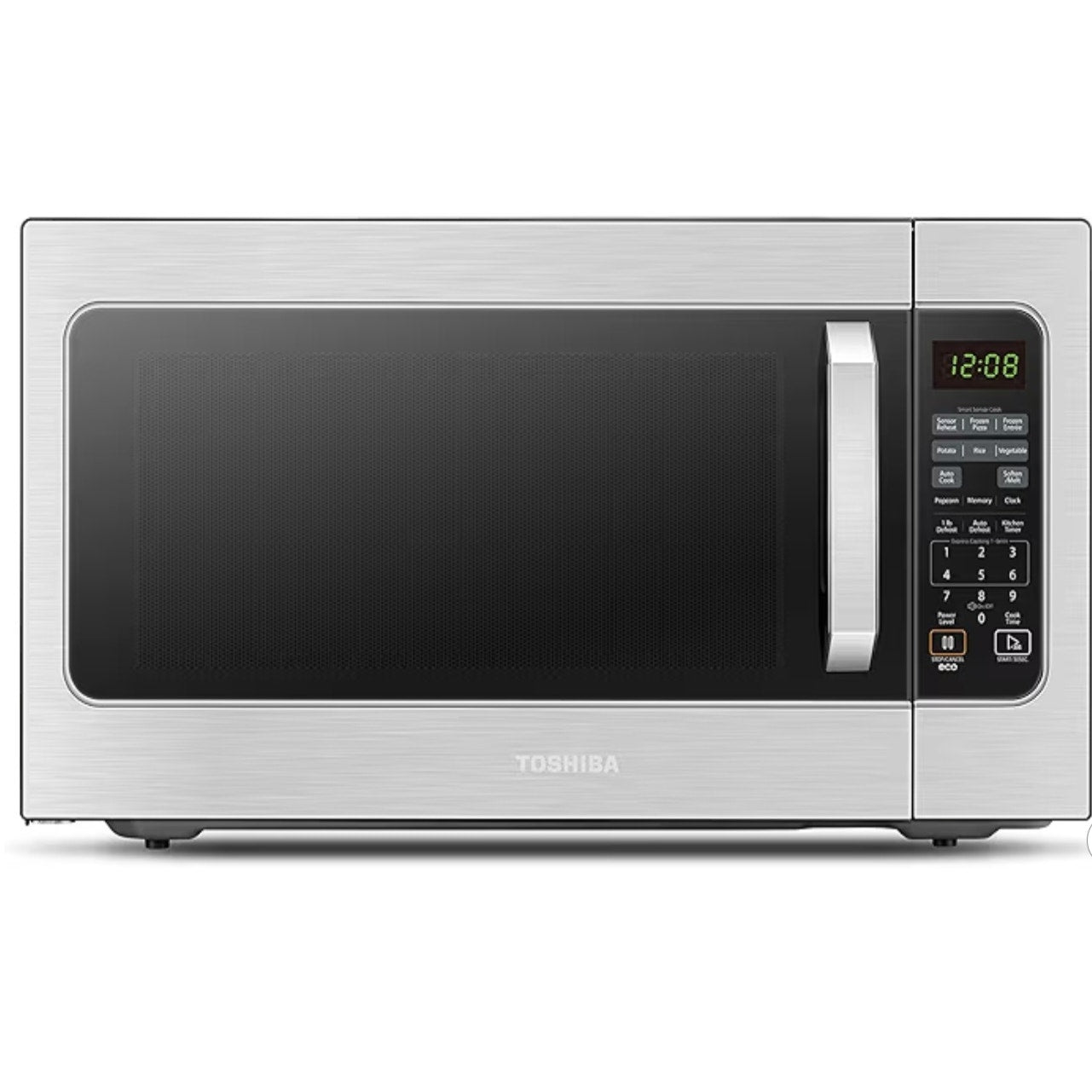 Toshiba ML-EM62P(SS) Large Countertop Microwave with Smart Sensor,