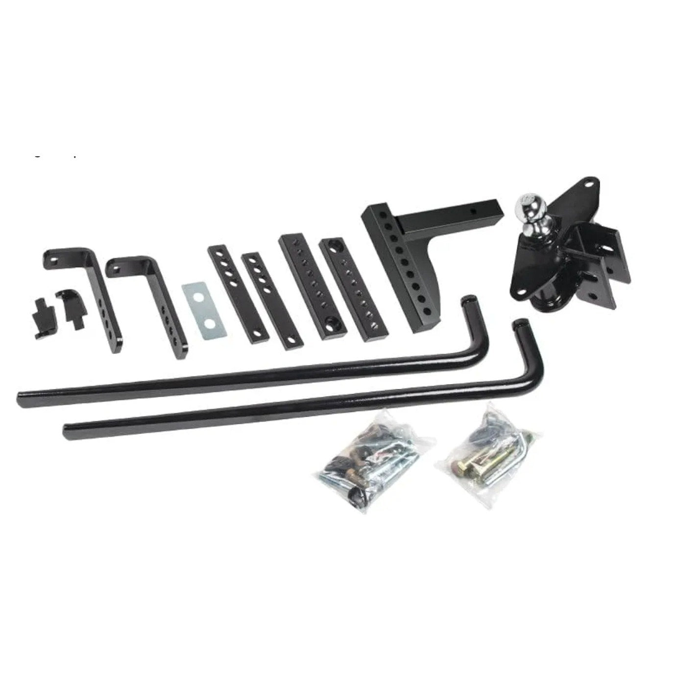 REESE 49911 Integrated Sway Control Weight Distribution Kit, 6,000 lbs. Capacity, Shank Included