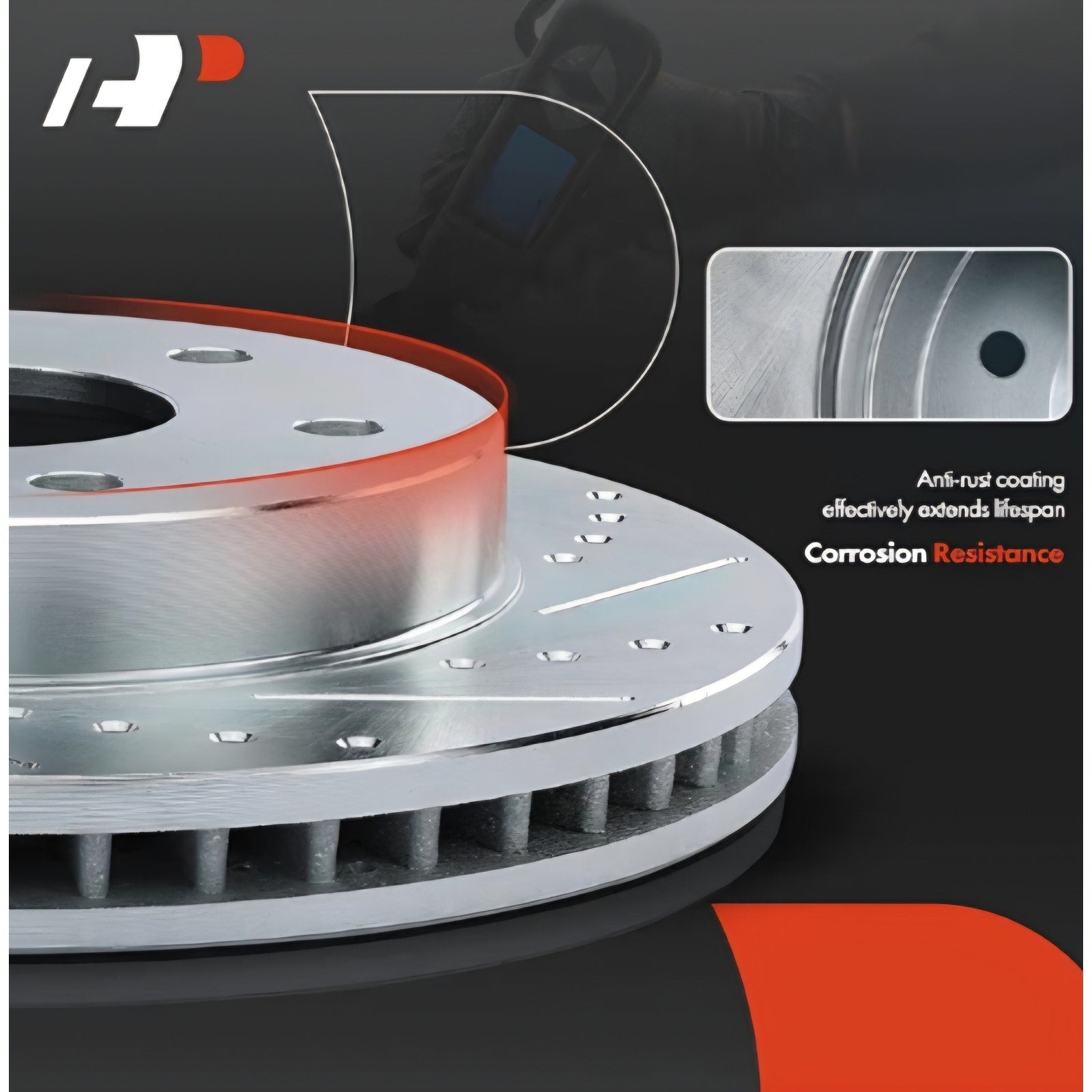 11.02 inch (280mm) Disc Brake Rotors Compatible with Select Mini Models - Cooper 2014-2019/2023