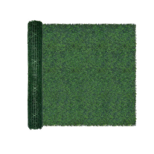 Artificial Ivy Privacy Fence Wall Screen: 6FT X10.67FT (64 sqft) UV-Anti Faux Boxwood Roll Panels