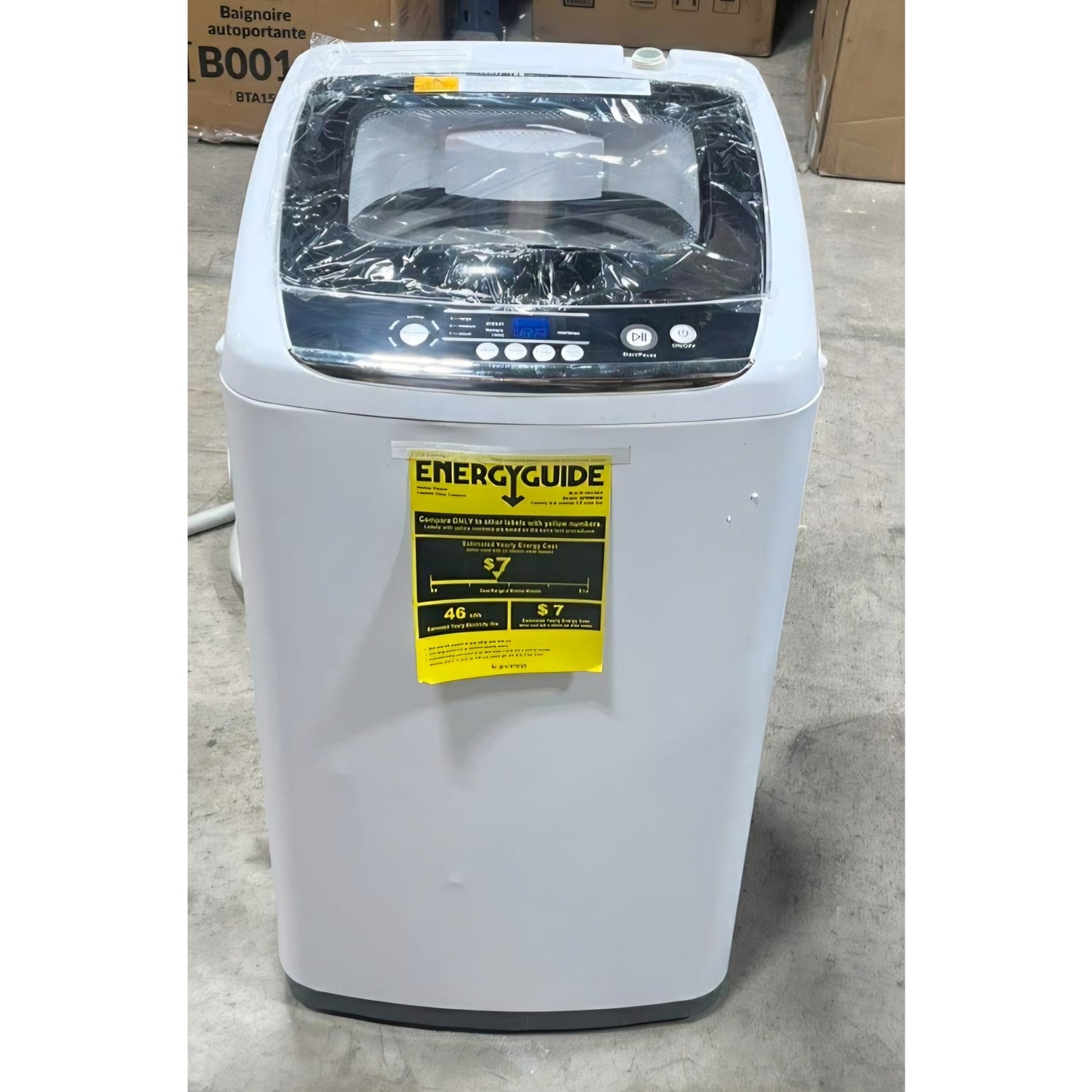 BLACK+DECKER 0.9 Cu. Ft. Portable Washer, 6.6 lb. Capacity Washing Machine for Homes & Apartments