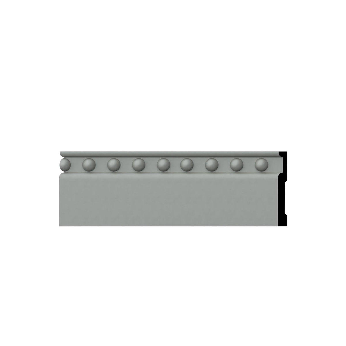 Ekena Millwork 3 7/8"H x 1/2"P x 94 1/2"L Ashford Baseboard Moulding