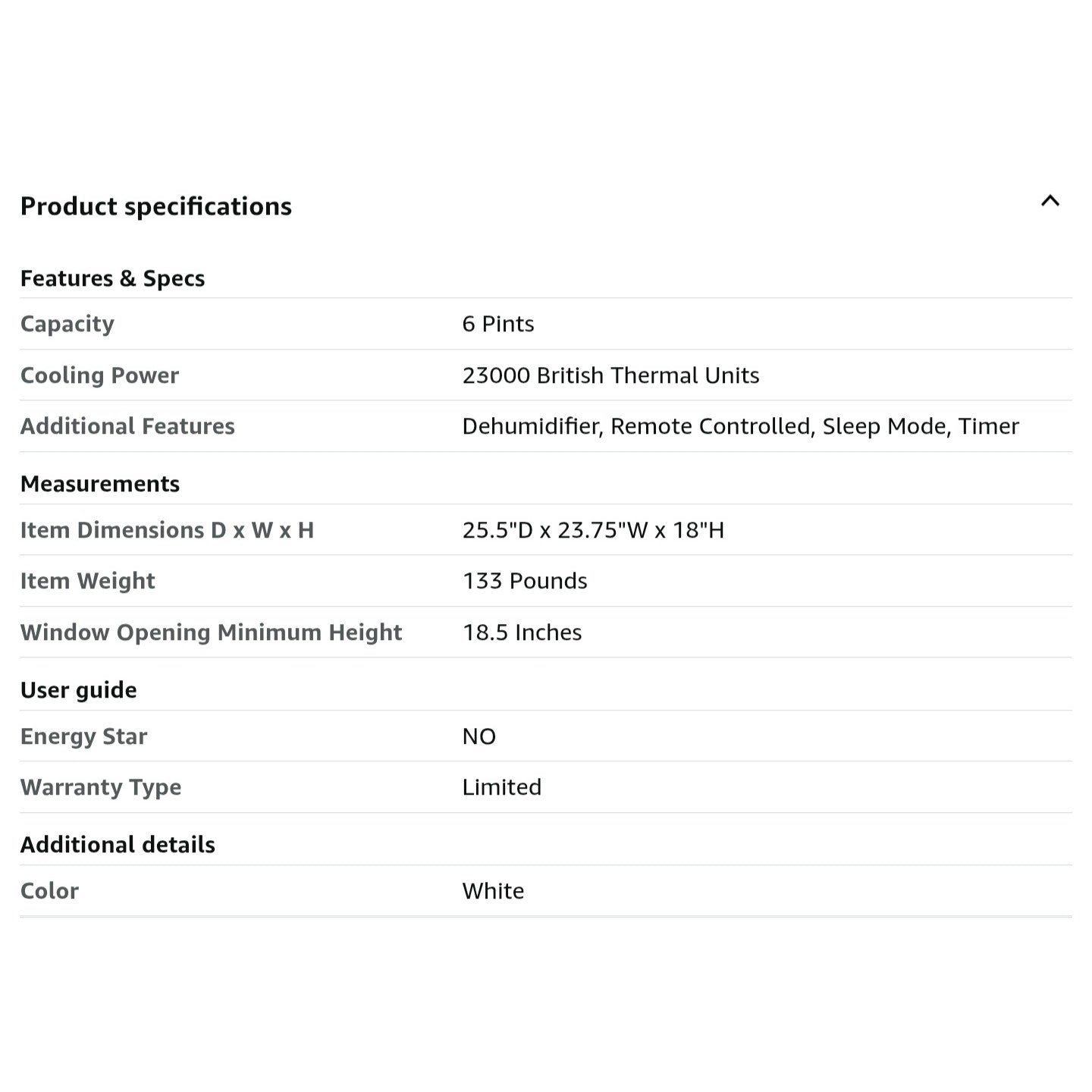 Frigidaire 23,000 BTU Window Air Conditioner with Supplemental Heat, Dehumidifier, and Remote,