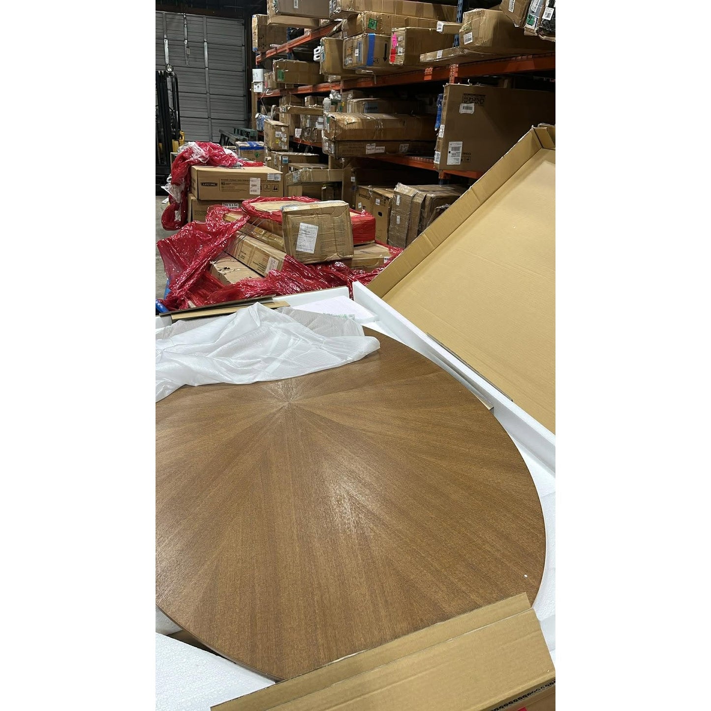 Modway Crossroads 71" Oval Wood Dining Table, Walnut