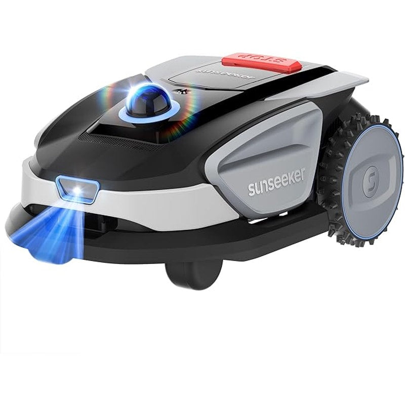Sunseeker S4 LiDAR Robot Lawn Mower for Up to 0.25 Acre (1000 m²), Vision AI + 360° 3D LiDAR GPS